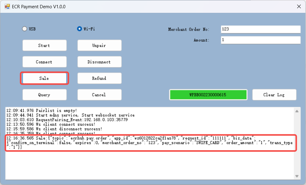 Cross-Terminal Application Integration WLAN/LAN Mode Windows Create a New Project